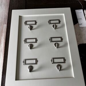 Pottery Barn Bedford Daily Organizer Hook in Creamy White